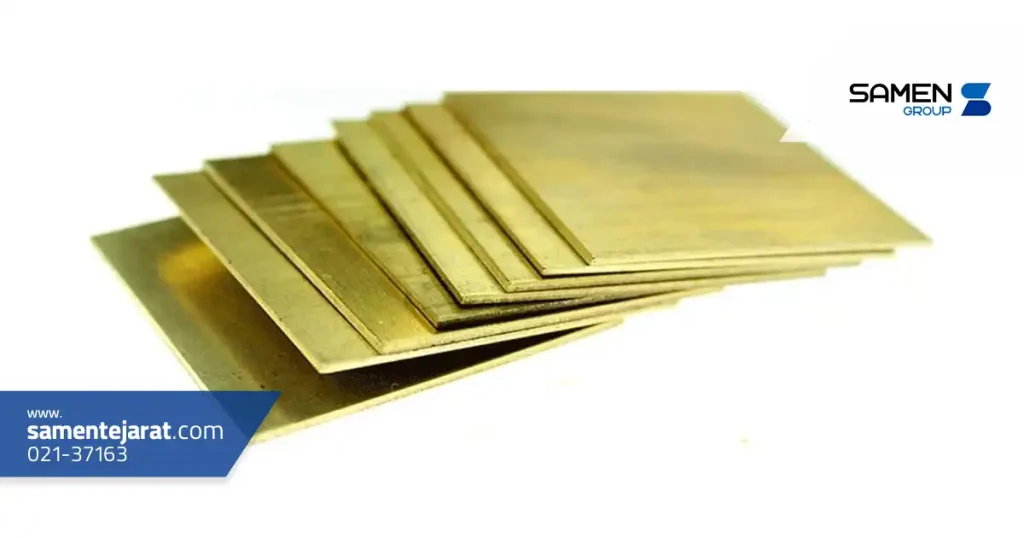 جدول وزن ورق برنج از ضخامت 0.5 تا 10 میلیمتر