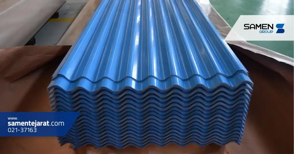 ویژگی ها و مزایای ورق سینوسی رنگی