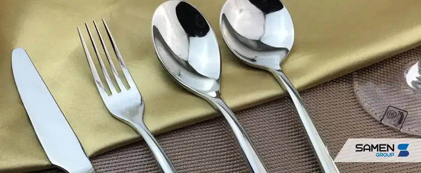 کاربرد فولاد زنگ نزن در ساخت قاشق و چنگال