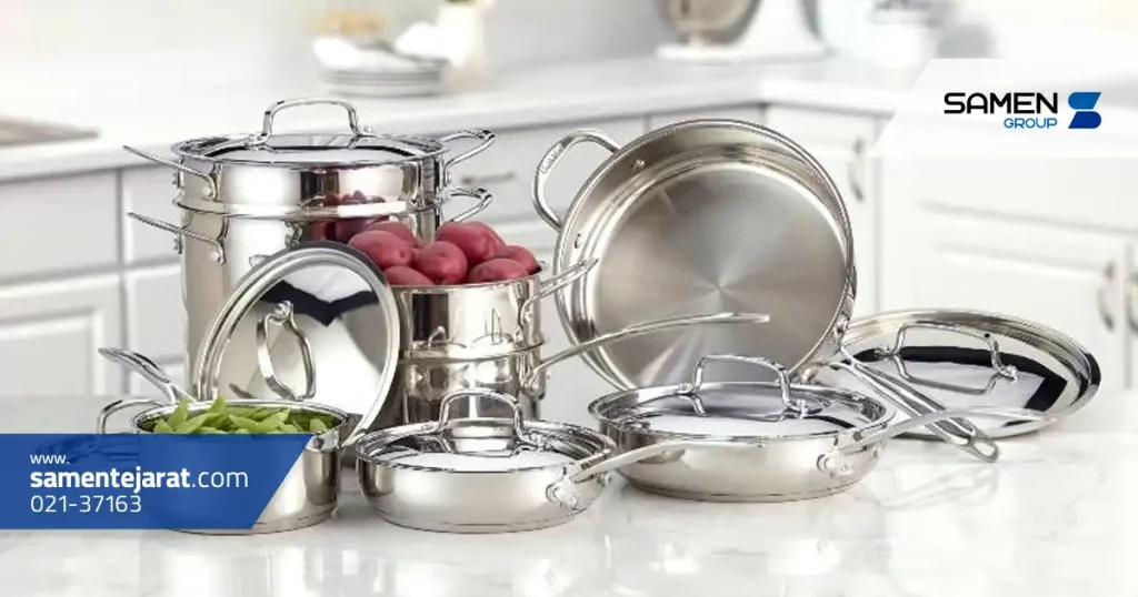 ویژگی های کلی ظروف استیل