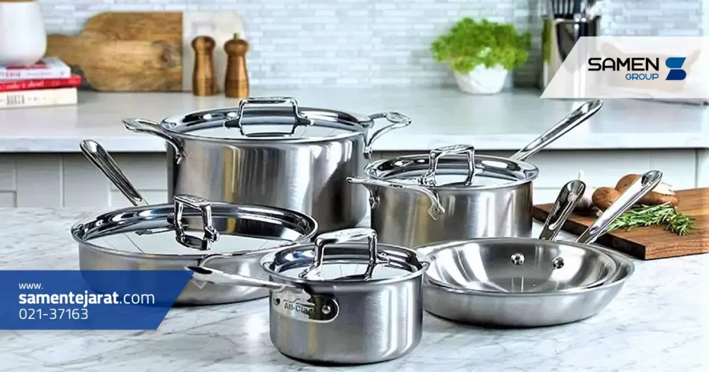 کاربردهای ظروف استیل در خانه و صنعت