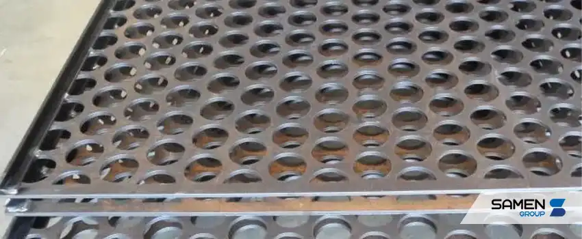 محاسبه سطح ورق پانچ استیل