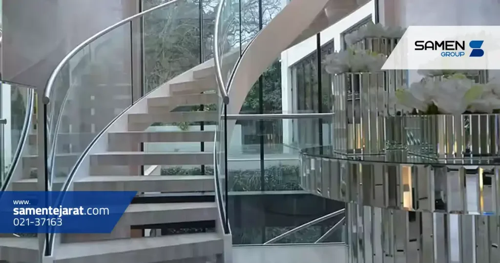 نمونه های راه پله گرد استیل برای فضای کم 7 نمونه های الهام بخش راه پله گرد استیل