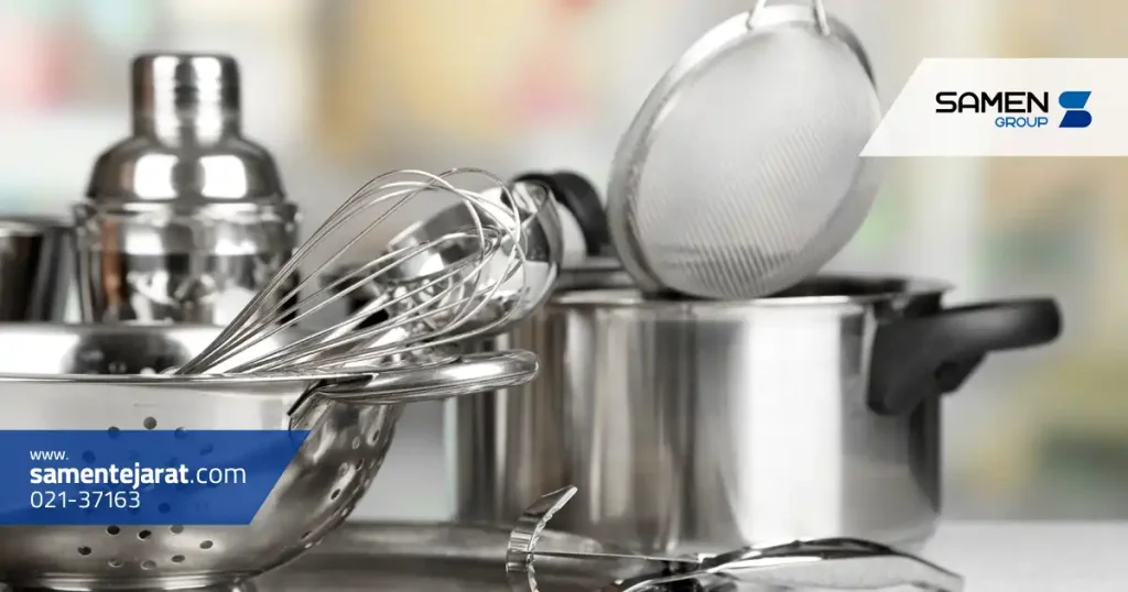 جلوگیری از چسبیدن غذا به ظروف استیل