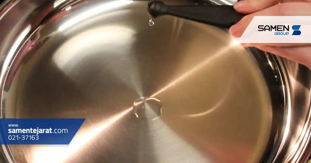 چرا غذا به ظروف استیل می چسبد؟