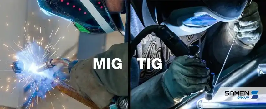 بررسی روش های جوشکاری تیگ و میگ