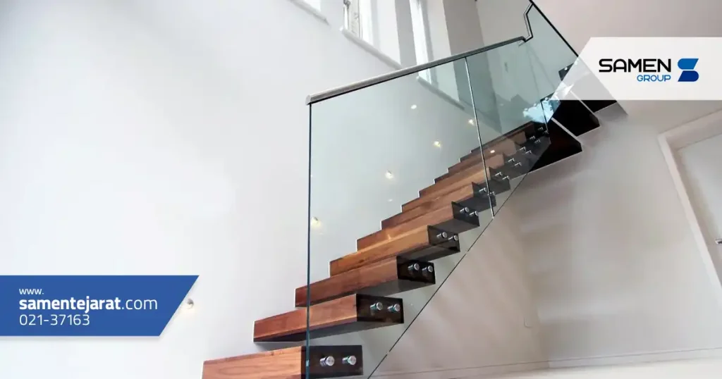 اجزای تشکیل دهنده نرده شیشه ای فیکس پوینت