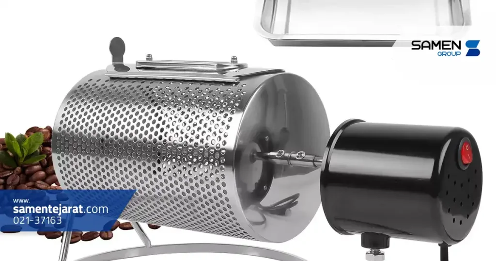 درام استیل دستگاه رست قهوه 5 درام استیل دستگاه رست قهوه
