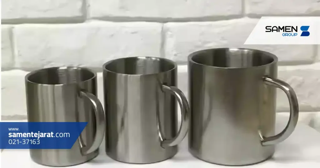 ماگ و لیوان استیل چگونه تولید میشوند؟ 7 پوششدهی و طراحی ظاهری لیوان و ماگ استیل