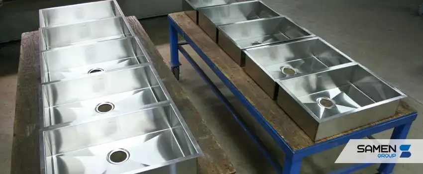 مرحله به مرحله با ساخت سینک استیل