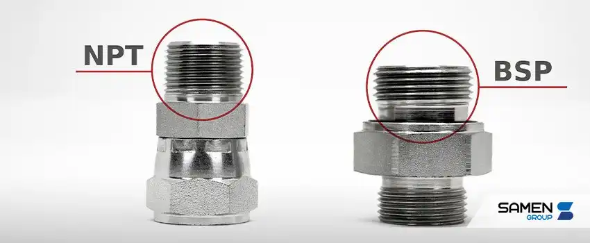 انواع رزوهNPT وBSP وG