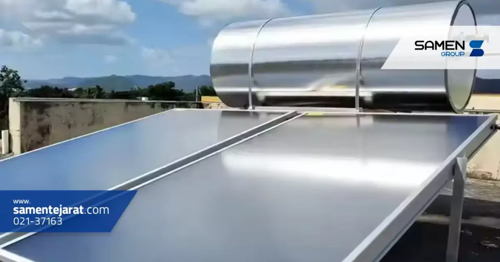 کاربردهای استیل در بخش های مختلف آبگرمکن خورشیدی