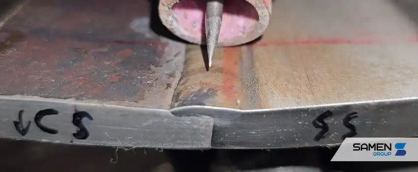 جوشکاری استنلس استیل به فولاد کربنی