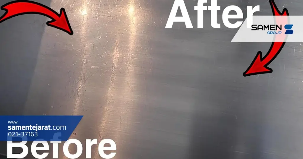 روش های خانگی برای از بین بردن خط و خش استیل