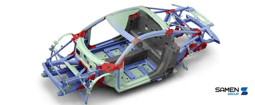 قطعات استیل در بدنه و شاسی خودرو