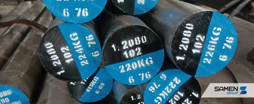 جدول آنالیز فولاد 1.2080